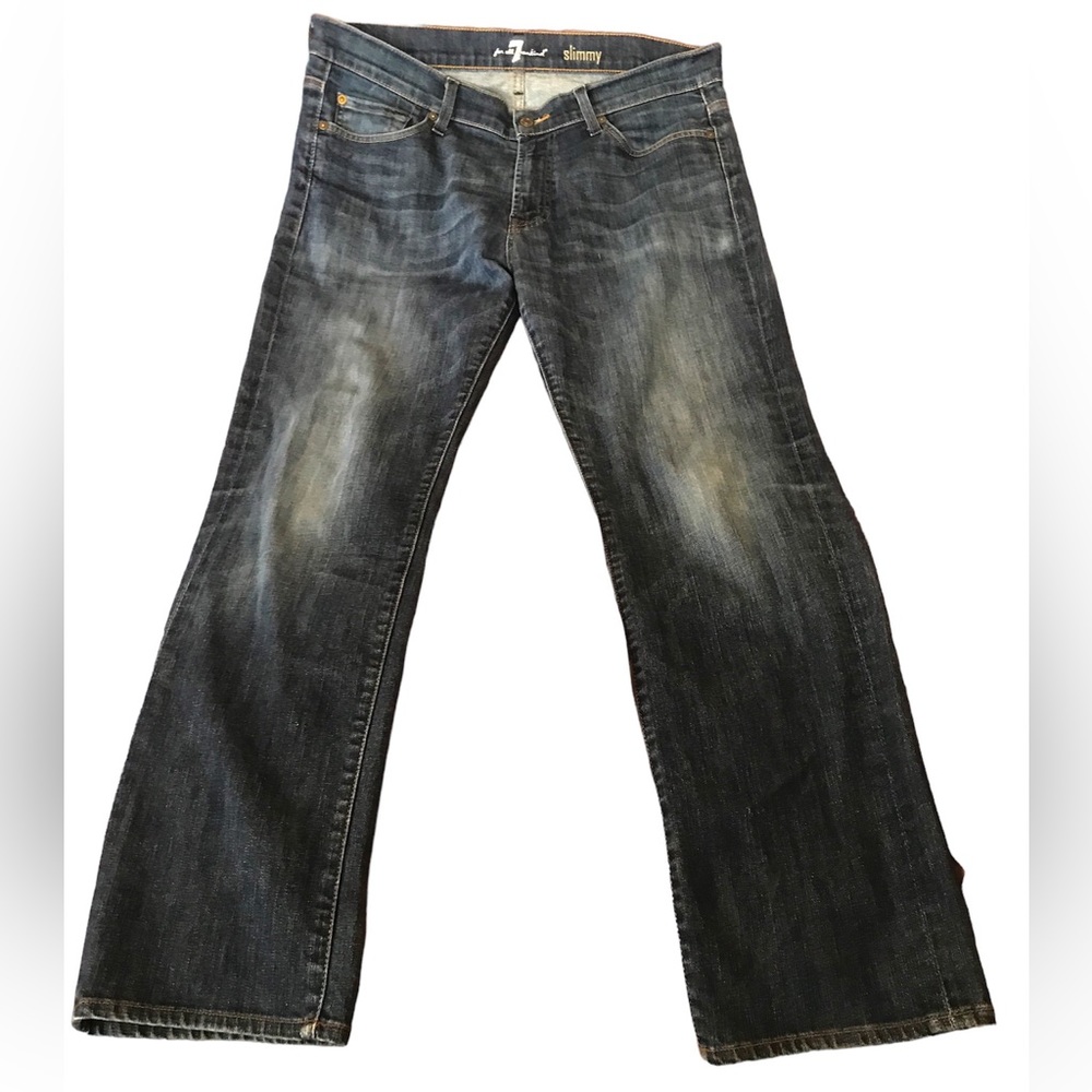 7 for All Mankind Slimmy Fit Denim - Straight Leg Sz 36